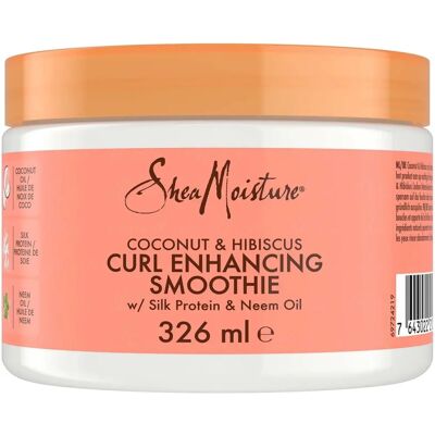 Shea Moisture Smoothie pentru Definire Buclă cu Cocos și Hibiscus - Cremă pentru Coafat Shea Moisture Smoothie pentru Definire Buclă cu Cocos și Hibiscus - Cremă pentru Coafat
