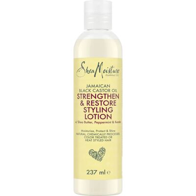 Shea Moisture Lotion de Style au Ricin Noir Jamaïcain Fortifiant & Restoratif Shea Moisture Lotion de Style au Ricin Noir Jamaïcain Fortifiant & Restoratif