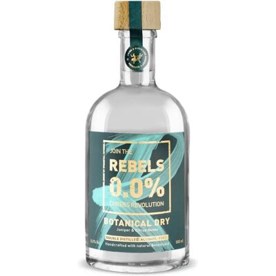 Rebels 0,0% Botanical Dry Gin - Gin Rebels 0,0% Botanical Dry Gin - Gin