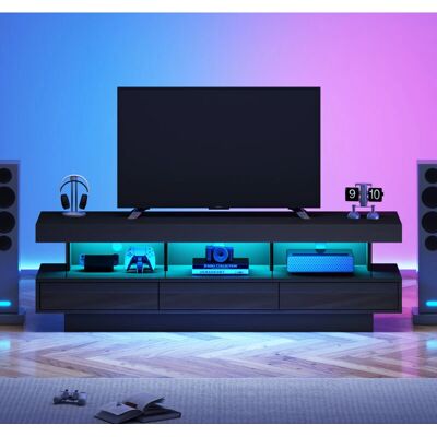 HAUSS SPOLE - Mobili tv lucido 160x38x50 cm - 3 scomparti HAUSS SPOLE - Mobili tv lucido 160x38x50 cm - 3 scomparti
