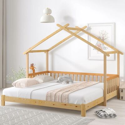 REDOM - Letto estensibile per casa sull'albero - 200x180 cm - Legno massiccio - Letto REDOM - Letto estensibile per casa sull'albero - 200x180 cm - Legno massiccio - Letto