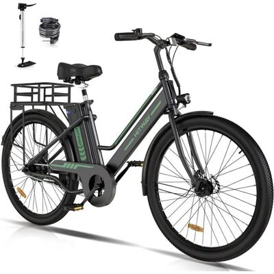 HITWAY Sähköpyörä - 26 tuumaa VAE, 250W, Poljinavustin, Musta HITWAY Sähköpyörä - 26 tuumaa VAE, 250W, Poljinavustin, Musta