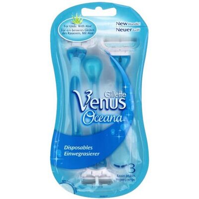 Ξυριστική μηχανή Gillette Venus Oceana - Μιας χρήσης με 3 λεπίδες Ξυριστική μηχανή Gillette Venus Oceana - Μιας χρήσης με 3 λεπίδες