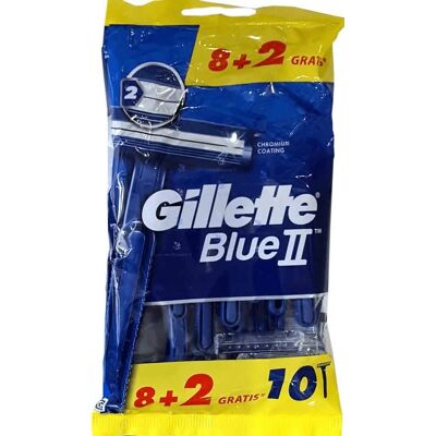 Gillette - BLUE II X - 8+2 lamette - Razor Gillette - BLUE II X - 8+2 lamette - Razor