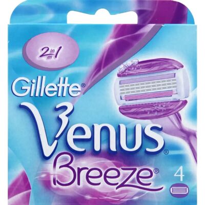 Gillette - Venus Breeze - 4 kusy - Holicí žiletky Gillette - Venus Breeze - 4 kusy - Holicí žiletky