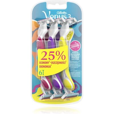 Gillette Venus 3 Plus Disposable Razors - Razors for Women Gillette Venus 3 Plus Disposable Razors - Razors for Women