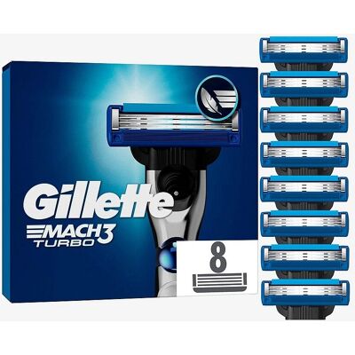 Gillette Gillette Mach3 Turbo Barberblad for menn - Barberblad Gillette Gillette Mach3 Turbo Barberblad for menn - Barberblad