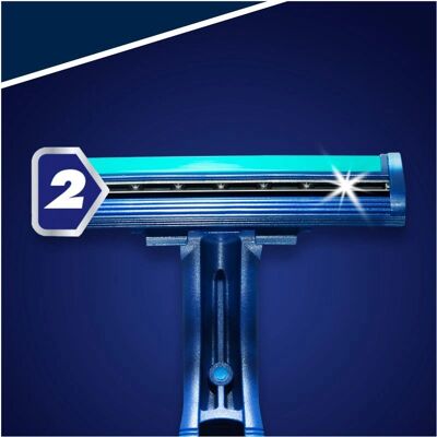 Gillette Blue II Plus Jednorazowe Maszynki do Golenia - 14 sztuk Gillette Blue II Plus Jednorazowe Maszynki do Golenia - 14 sztuk