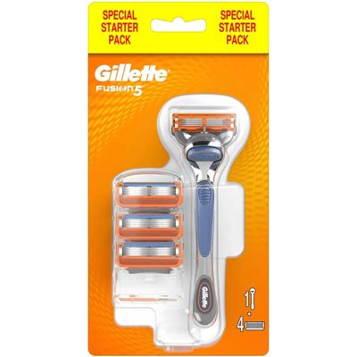 Rasoio Gillette Fusion5 per Uomo - 3-5 Lamelle, Trimmer & Antifriction Rasoio Gillette Fusion5 per Uomo - 3-5 Lamelle, Trimmer & Antifriction