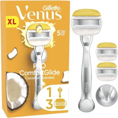 Care+ Venus ComfortGlide Kokos - Rasierer & Rasiergel - Damen Care+ Venus ComfortGlide Kokos - Rasierer & Rasiergel - Damen
