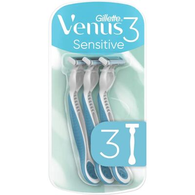 Gillette Venus 3 Sensitive - Razors for Women - 3 Pack Gillette Venus 3 Sensitive - Razors for Women - 3 Pack