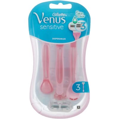 Gillette Venus Sensitive Jednorazowe maszynki do golenia - Dla Kobiet Gillette Venus Sensitive Jednorazowe maszynki do golenia - Dla Kobiet