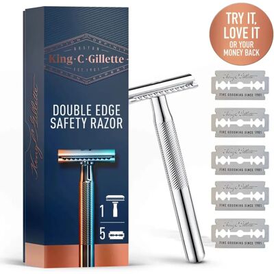 Gillette King C. Safety Razor Metallic - Safety Razor Gillette King C. Safety Razor Metallic - Safety Razor