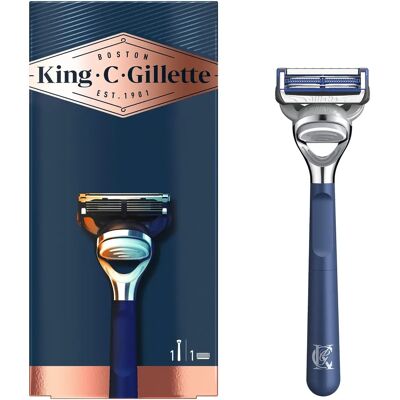 Gillette King C Razor Azul - Afeitadora para cuello Gillette King C Razor Azul - Afeitadora para cuello