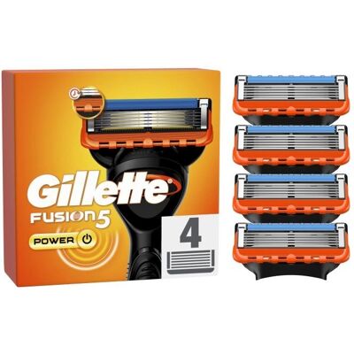 Piezas de repuesto Gillette Fusion Power - Sistema de afeitado Piezas de repuesto Gillette Fusion Power - Sistema de afeitado