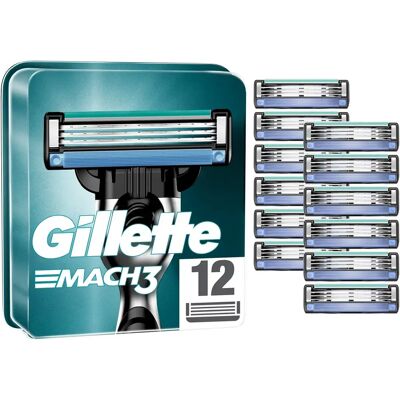 Gillette Mach3 Men's Razor Blade Refills - 12 Pack Gillette Mach3 Men's Razor Blade Refills - 12 Pack