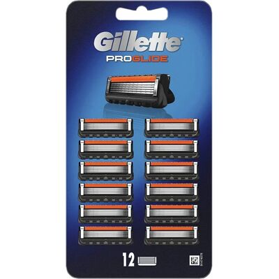 Gillette ProGlide Men’s Razor Blade Refills - 12 Blades Gillette ProGlide Men’s Razor Blade Refills - 12 Blades