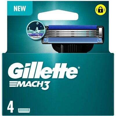 Gillette Mach3 Nachfüllpack - 4 Stück Gillette Mach3 Nachfüllpack - 4 Stück