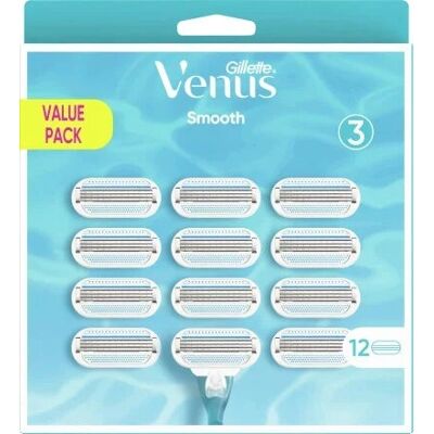 Lame da Rasoio Gillette Venus Smooth - Donne - 12 pezzi Lame da Rasoio Gillette Venus Smooth - Donne - 12 pezzi