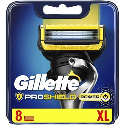 Gillette ProShield Power Men’s Razor Blades - Razor, Pack of 8 Gillette ProShield Power Men’s Razor Blades - Razor, Pack of 8