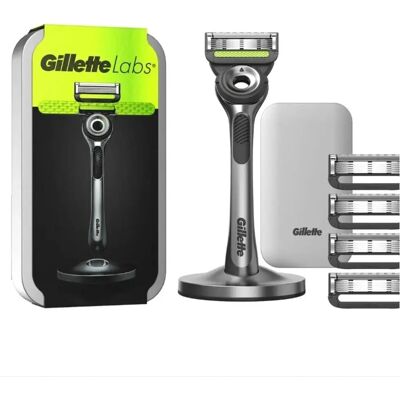Gillette Labs Exfoláló Borotva - Utazó Táska - 4 Pengék Gillette Labs Exfoláló Borotva - Utazó Táska - 4 Pengék