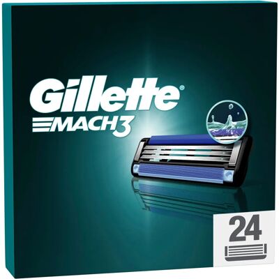 Gillette Mach3 Razor Blades - 24 Pack Gillette Mach3 Razor Blades - 24 Pack