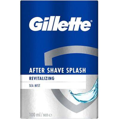 Gillette - Sea Mist After Shave Splash - Pour Hommes Gillette - Sea Mist After Shave Splash - Pour Hommes