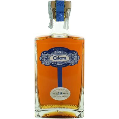 Ron Coloma 15 Años - Dunkler Bernstein, 40%, 70cl - Rum Ron Coloma 15 Años - Dunkler Bernstein, 40%, 70cl - Rum