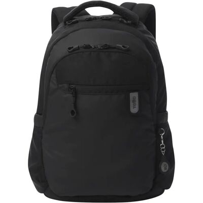 Totto Nara Mochila - Duradera, Espaciosa, Elegante en Negro Totto Nara Mochila - Duradera, Espaciosa, Elegante en Negro