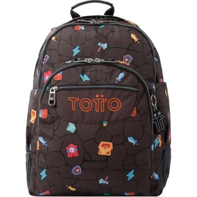 Zaino Totto - Modello MA04ECO029-2210N-3Y7 - Resistente e Capiente Zaino Totto - Modello MA04ECO029-2210N-3Y7 - Resistente e Capiente