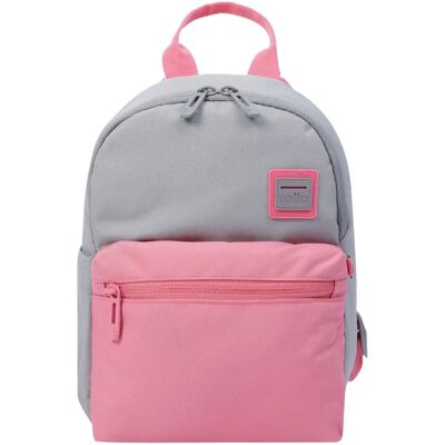 Mochila Totto - Gris y Rosa - Casual, Ligera, 6L Mochila Totto - Gris y Rosa - Casual, Ligera, 6L