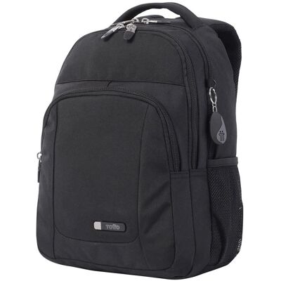 Sac à dos pour ordinateur portable Totto - Noir - 13" - Léger, Plusieurs compartiments - Publicité Sac à dos pour ordinateur portable Totto - Noir - 13" - Léger, Plusieurs compartiments - Publicité