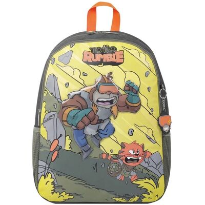 Mochila Escolar Grande de Caricaturas Totto - Capacidad 16,6L Mochila Escolar Grande de Caricaturas Totto - Capacidad 16,6L