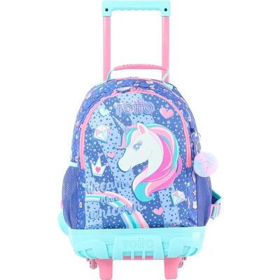 Mochila infantil con ruedas Totto - Tamanho mediano Mochila infantil con ruedas Totto - Tamanho mediano