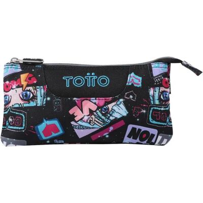 Estuche Triple Anime Totto - Almacenamiento escolar Estuche Triple Anime Totto - Almacenamiento escolar
