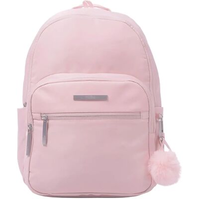 Mochila Rosa Adelaide 3 TOTTO - Laptop 13, Elegante, Funcional Mochila Rosa Adelaide 3 TOTTO - Laptop 13, Elegante, Funcional