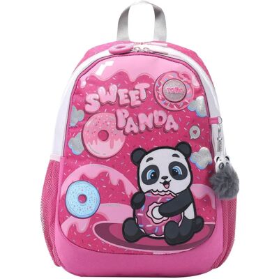 Zaino Rosa Sweet Panda M Totto - Zaino scuola bambini Zaino Rosa Sweet Panda M Totto - Zaino scuola bambini