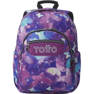 Mochila Estrella Mariposa Glitter Totto - Mochila Mochila Estrella Mariposa Glitter Totto - Mochila
