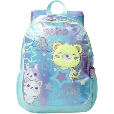 Mochila Totto Friends Ted M Azul - Mochila escolar Mochila Totto Friends Ted M Azul - Mochila escolar