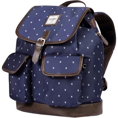 Zaino Modello 2z2 Blu Totto - Zaino Zaino Modello 2z2 Blu Totto - Zaino