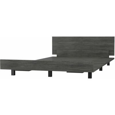 TuHome Concept Marco de Cama Kaia - Acabado en Gris Elegante TuHome Concept Marco de Cama Kaia - Acabado en Gris Elegante
