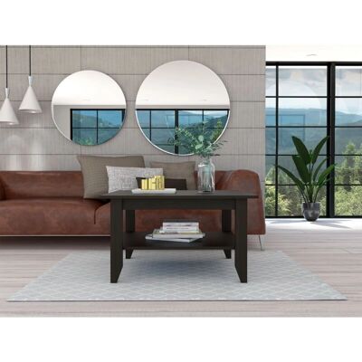 TuHome Modelo Wengue - Mesa de centro con estante - 45x80x70 cm TuHome Modelo Wengue - Mesa de centro con estante - 45x80x70 cm