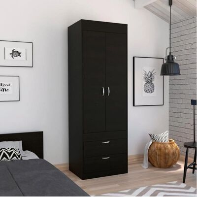 Armario Lisboa de Tuhome Concept - Wengue/Negro Armario Lisboa de Tuhome Concept - Wengue/Negro