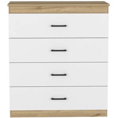 Tuhome Éter Moderna Cómoda de 4 Cajones - Almacenamiento Dormitorio Tuhome Éter Moderna Cómoda de 4 Cajones - Almacenamiento Dormitorio