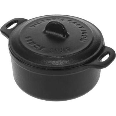 Victoria Mini Cocotte en Fonte Émaillée 10cm - Mini Cocotte - Fonte Émaillée - 0.3L - 1-2 Portions - Publicité Victoria Mini Cocotte en Fonte Émaillée 10cm - Mini Cocotte - Fonte Émaillée - 0.3L - 1-2 Portions - Publicité