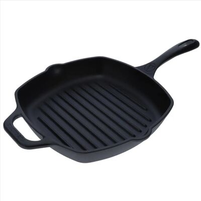 Victoria Støpejerns Grillpanne - 25x25cm - Varmebestandig - For Alle Komfurer Victoria Støpejerns Grillpanne - 25x25cm - Varmebestandig - For Alle Komfurer