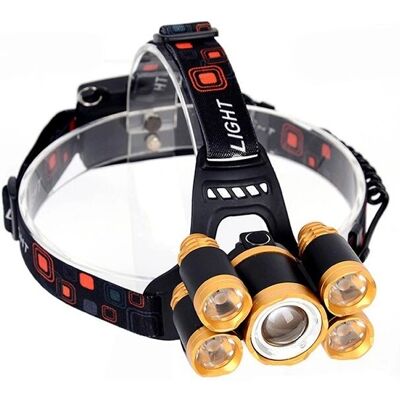 OEM - Toach R5 - 5-LED - Επαναφορτιζόμενος - Κεφαλικός φακός OEM - Toach R5 - 5-LED - Επαναφορτιζόμενος - Κεφαλικός φακός