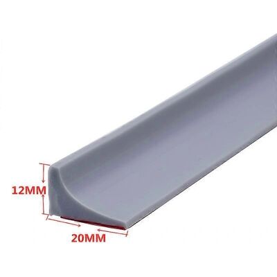 Shining House - Barrera de agua de silicona para baño - 200cm Shining House - Barrera de agua de silicona para baño - 200cm