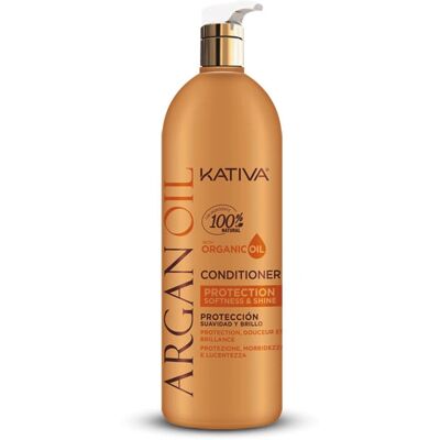 Balsamo all'olio di argan Kativa - Nutre, Protegge & Brilla - 1000ml Balsamo all'olio di argan Kativa - Nutre, Protegge & Brilla - 1000ml