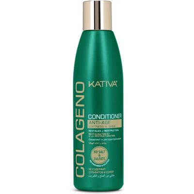 Après-shampooing Anti-Âge Collagène Kativa - Soins Capillaires 250ml - Publicité Après-shampooing Anti-Âge Collagène Kativa - Soins Capillaires 250ml - Publicité